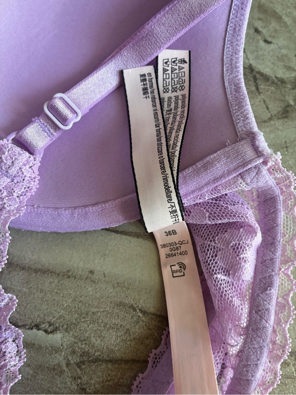 Lace Racerback Bra - Picture 2 of 4
